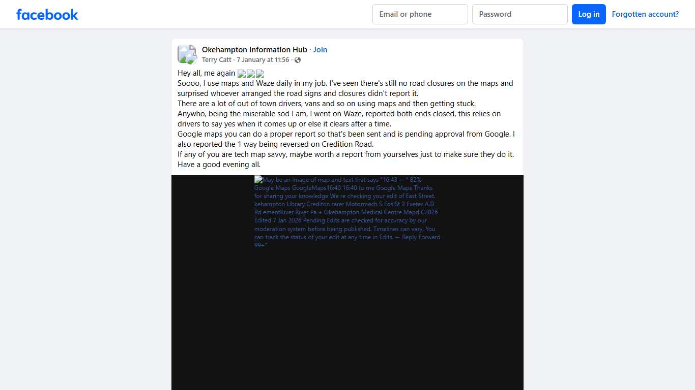 Okehampton Information Hub Hey all, me again 😁😁😁 Facebook